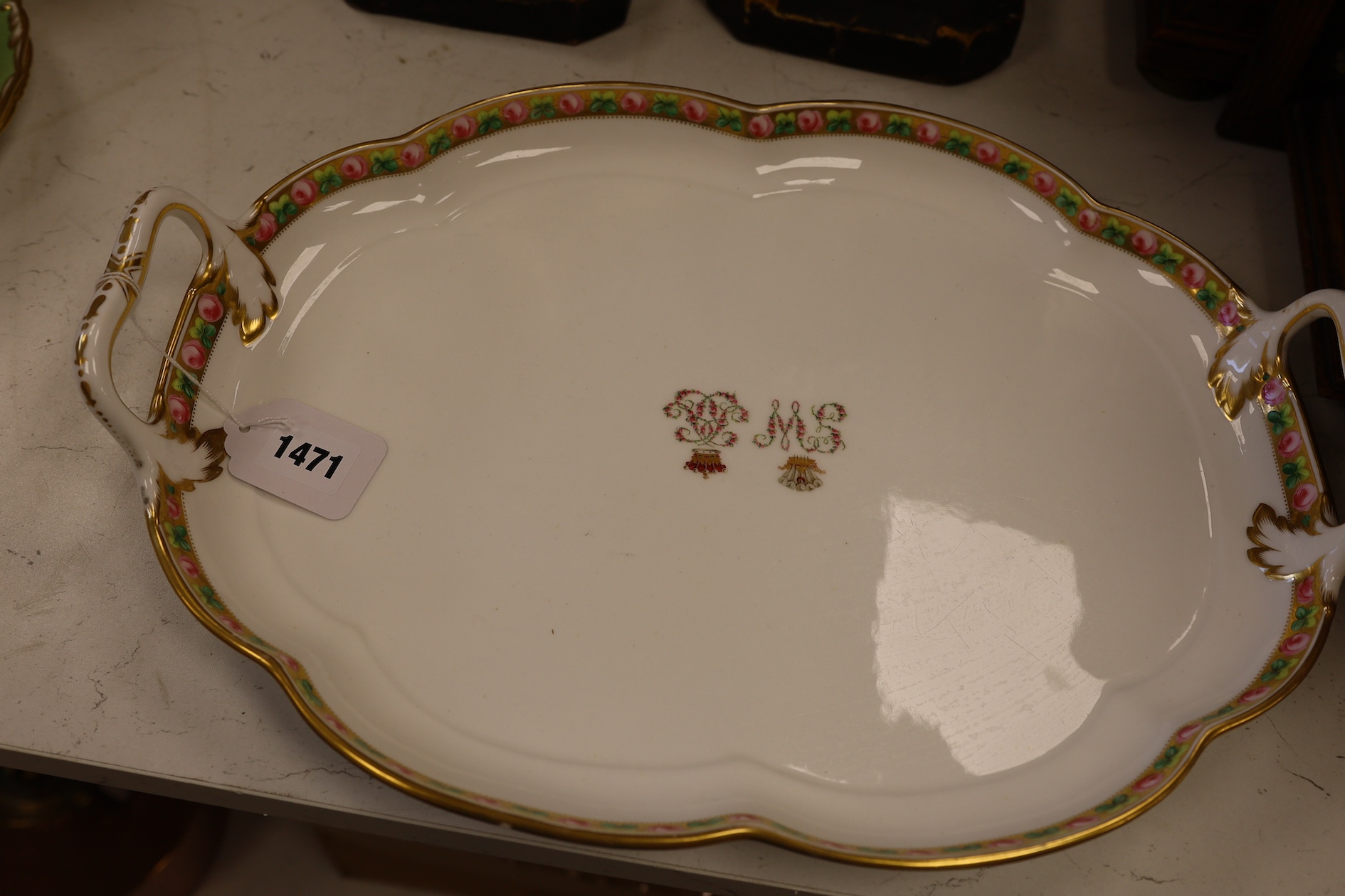 A Masons Patent Ironstone Part Dinner Service to include tureens, soup bowls and plates, largest 46cm wide. Condition - varies